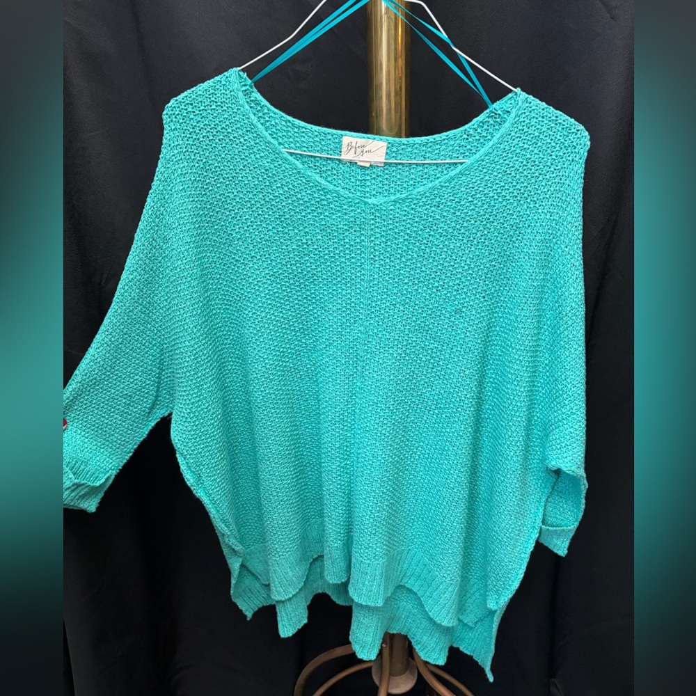 Women's Turquoise Sweater